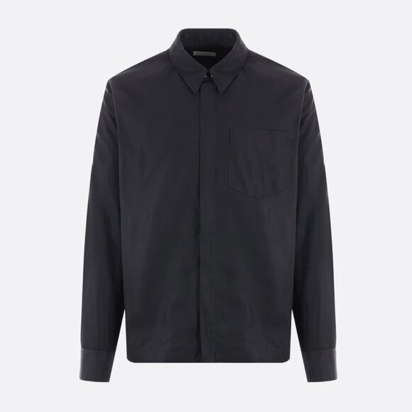 Dries Van Noten black water repellent nylon Corran overshirt jacket - Picture 1 of 13